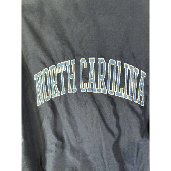 Vintage Reebok Carolina Tar Heels Men’s Jacket Large Blue Embroidered Varsity - Picture 5 of 10
